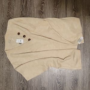 LOFT Cream Color M/L Sweater Poncho
